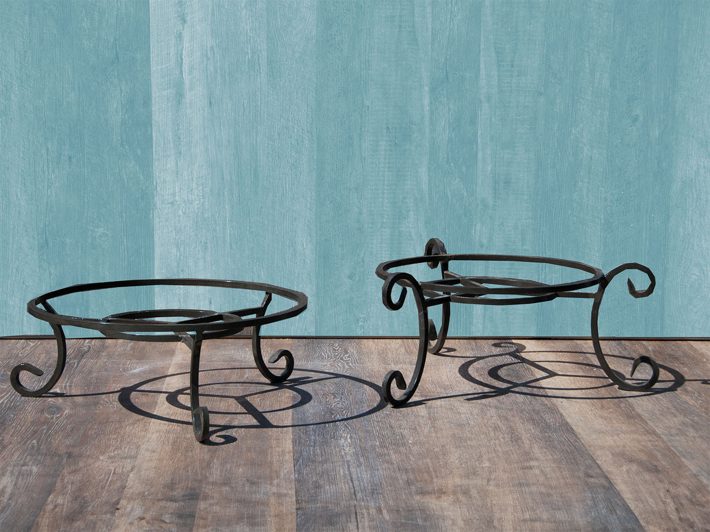 Double Ring Iron Stand By Plantatorem