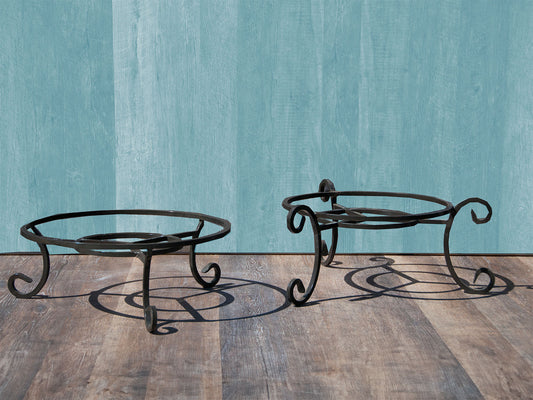 Double Ring Iron Stand By Plantatorem