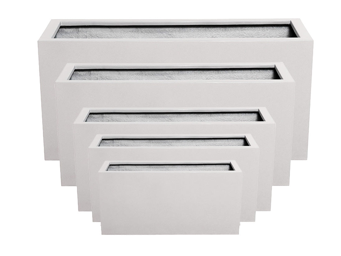 Rectangular Box Planter (Set of 5) By Plantatorem