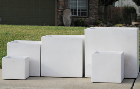 Large Cube Planter - Set of 5 By Plantatorem