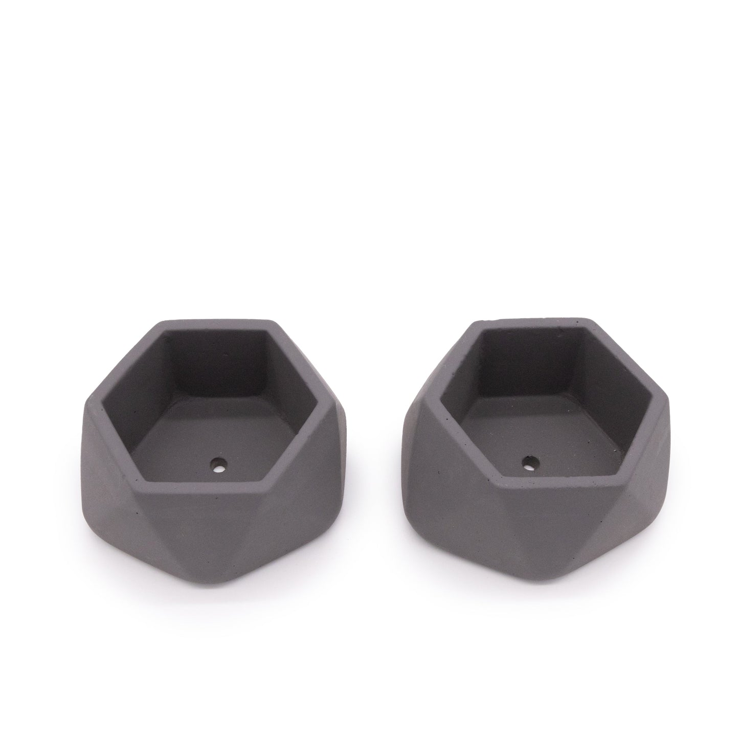Concrete Mini Genna Tabletop Planters (Set of 2)