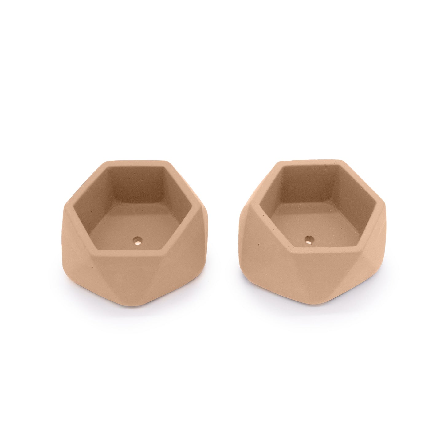 Concrete Mini Genna Tabletop Planters (Set of 2)