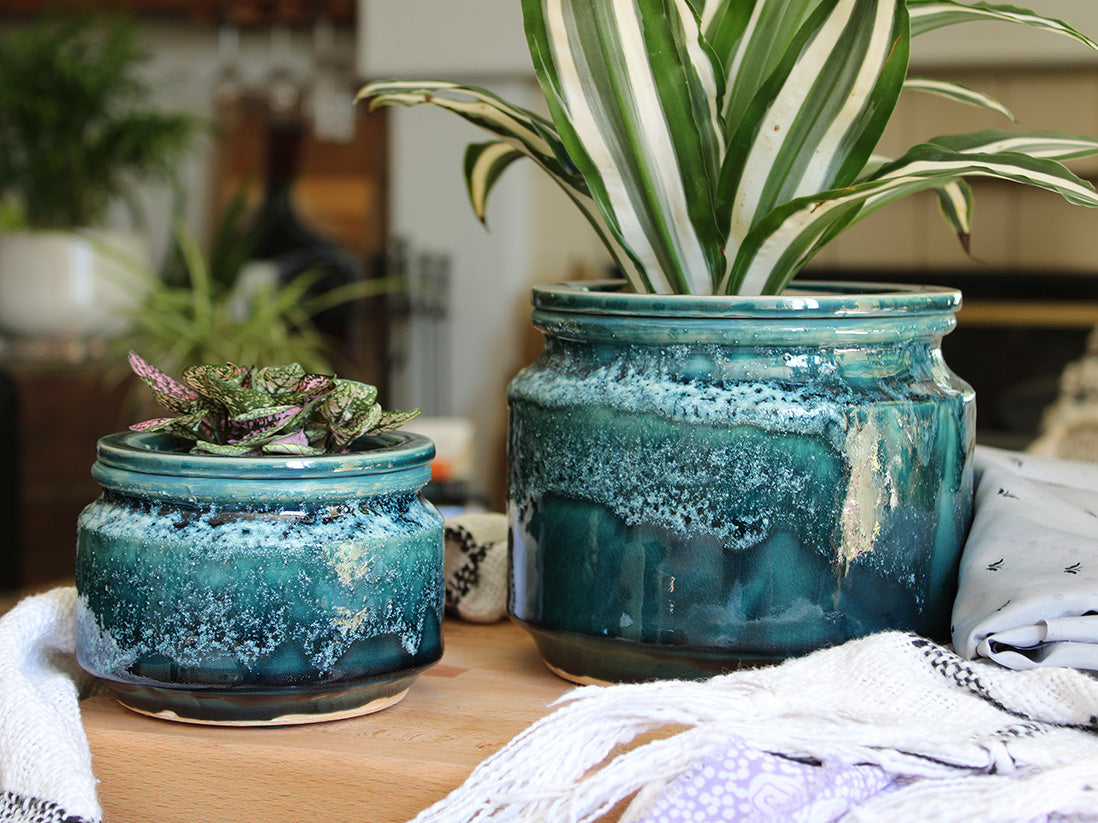 Jewel Self-Watering Planter By Plantatorem