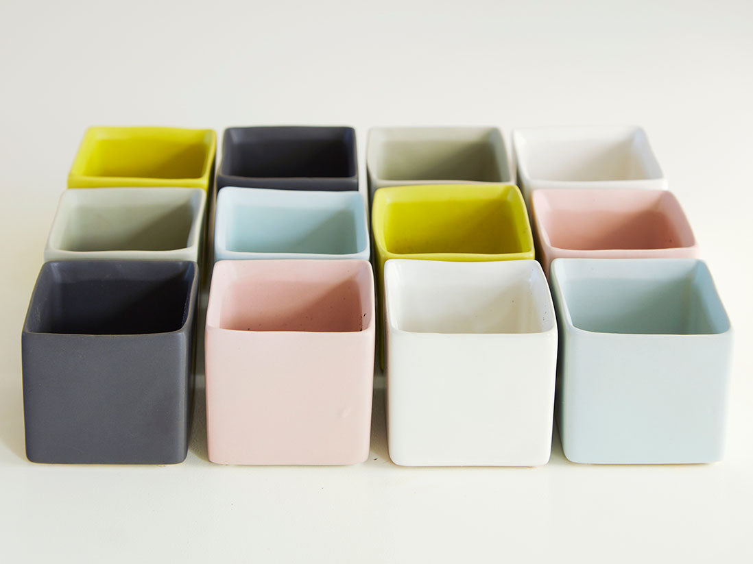 Cube Cache Pot- 2.5" x 2.5" By Plantatorem