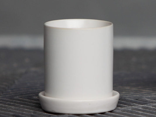Cylinder Pot with Detached Saucers (LARGE) By Plantatorem