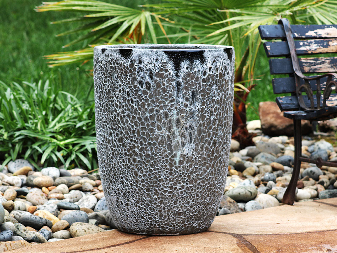 Tall Milano Cone Planters - Set of 4 (Coral) By Plantatorem