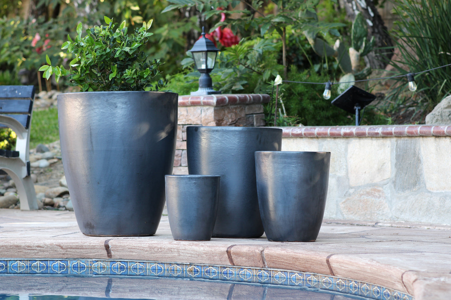 XLG Cone Planter - Set of 4 (Glazed) By Plantatorem