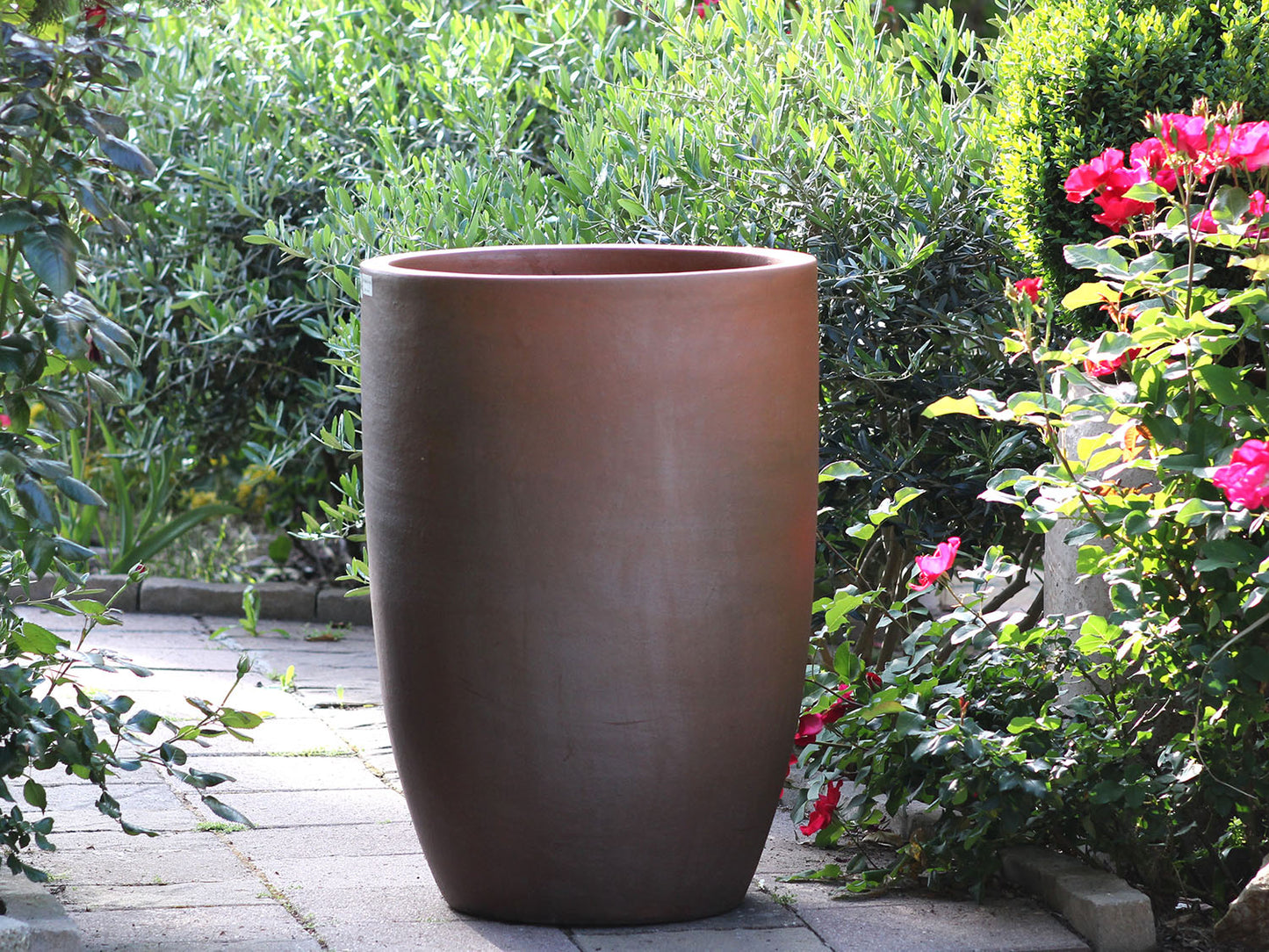 Tall Barrel Planters - Set of 2 (Clay) By Plantatorem