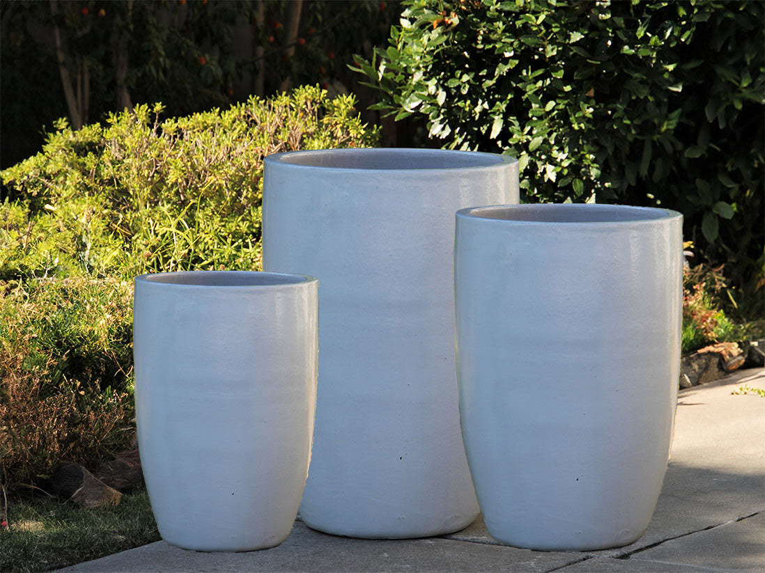 Mid Height Barrel Planter - Set of 3 By Plantatorem