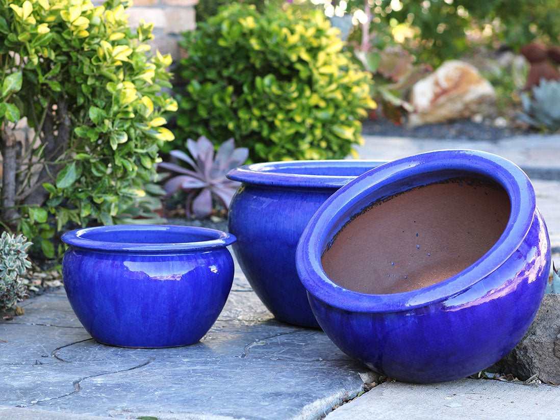 Low Jar Planter - Set of 3 By Plantatorem