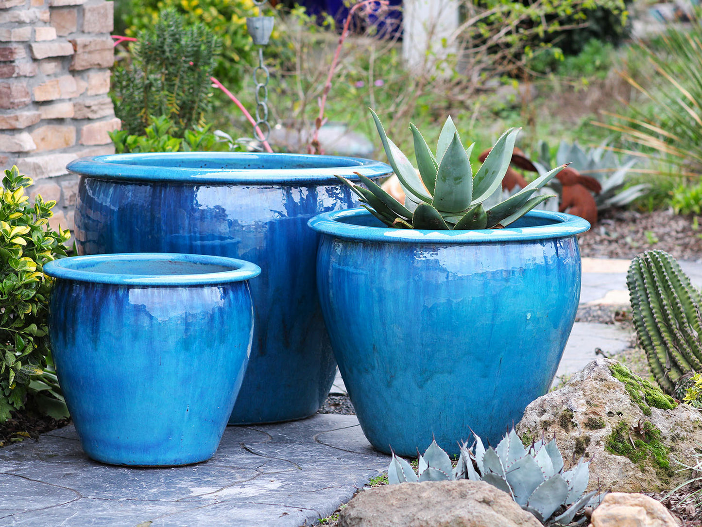 Fish Bowl Pots - Set of 3 By Plantatorem