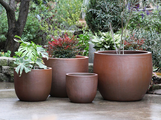 Big Sonoma Planter - Set of 4 (Clay) By Plantatorem
