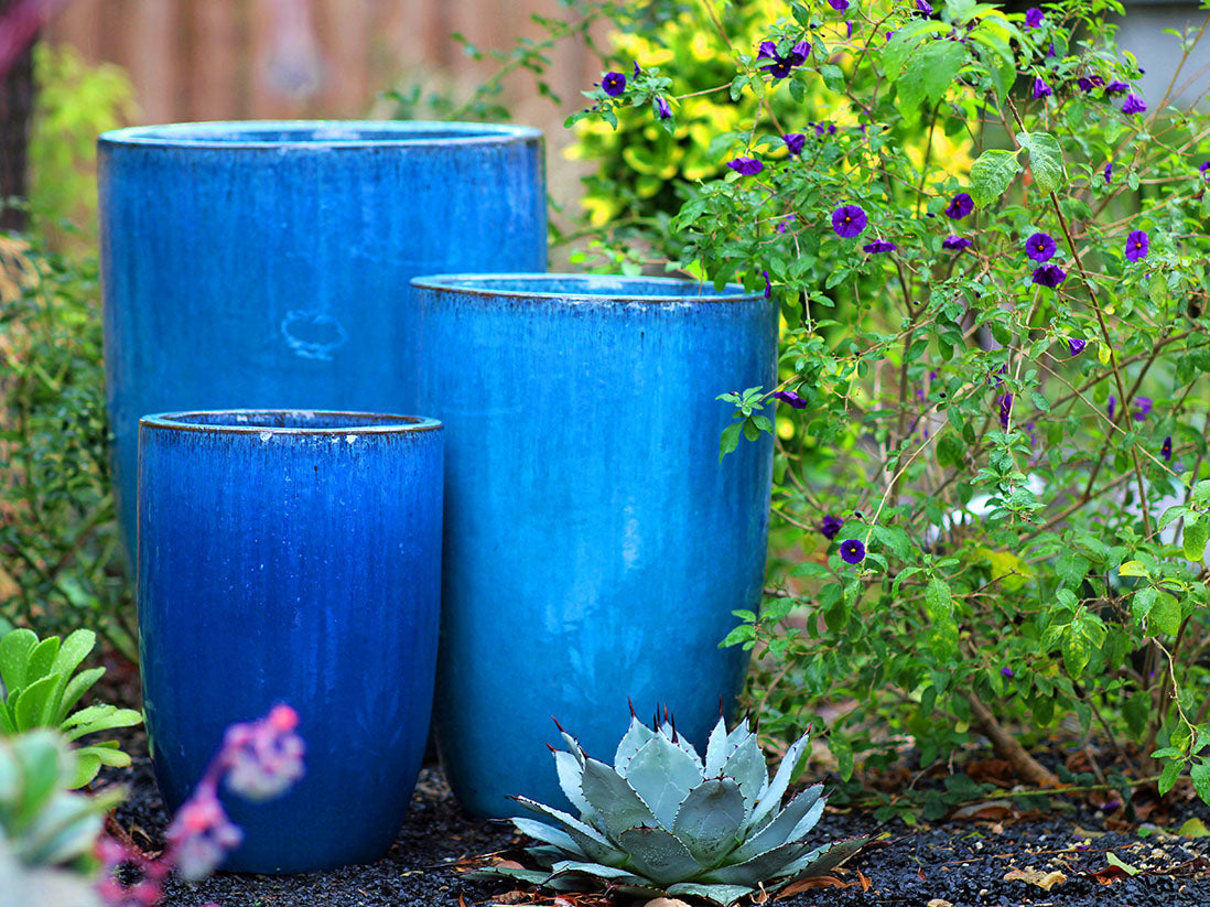 Mid Height Barrel Planter - Set of 3 By Plantatorem