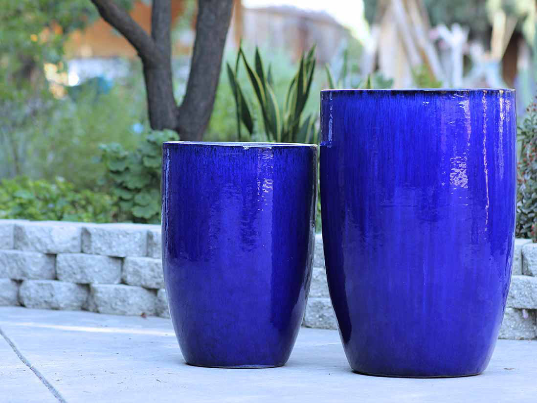 Mid Height Barrel Planter - Set of 3 By Plantatorem