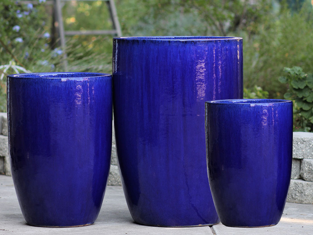 Mid Height Barrel Planter - Set of 3 By Plantatorem