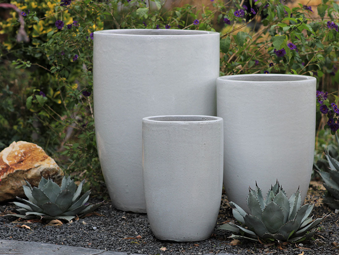 Mid Height Barrel Planter - Set of 3 By Plantatorem