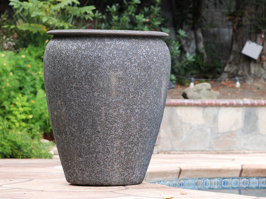 Urn Smooth Finish - Extra Large (Silver Rock) By Plantatorem