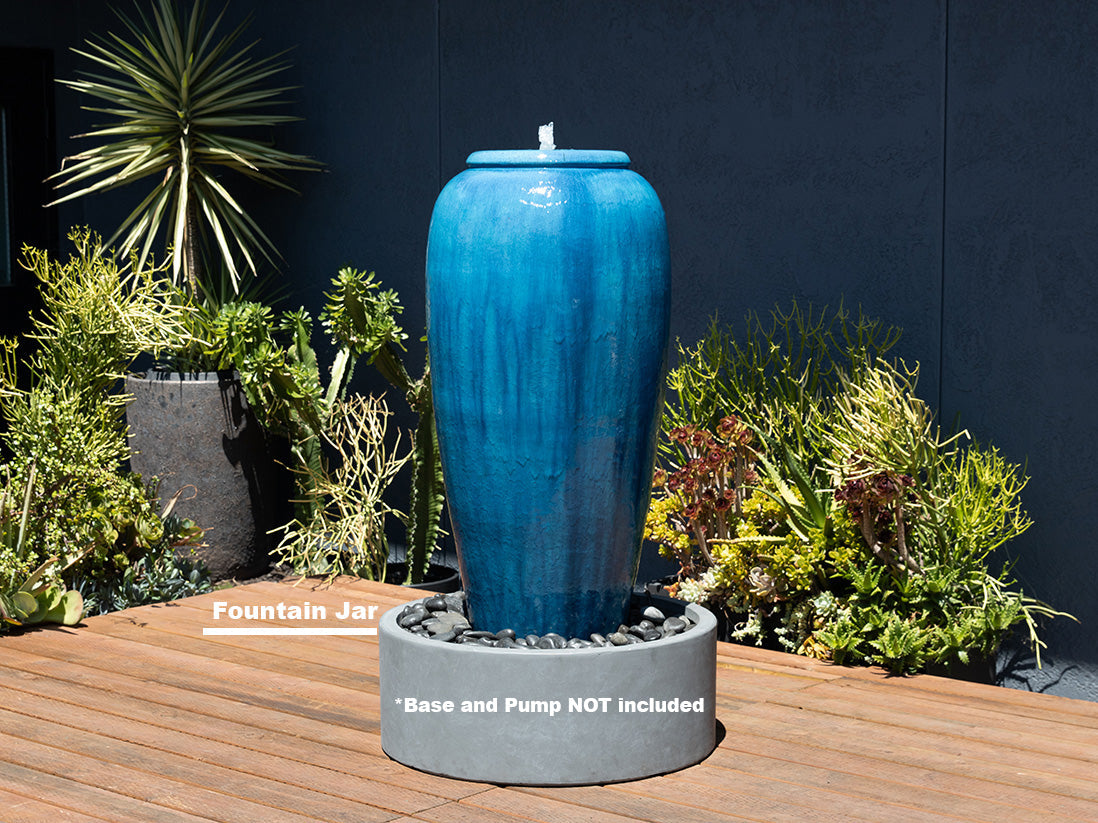 Tall Jar Fountain By Plantatorem