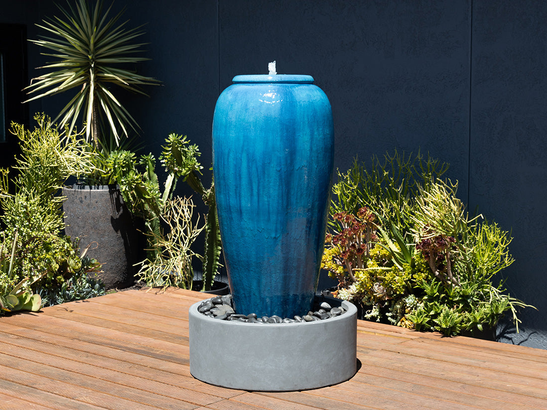 Tall Jar Fountain By Plantatorem