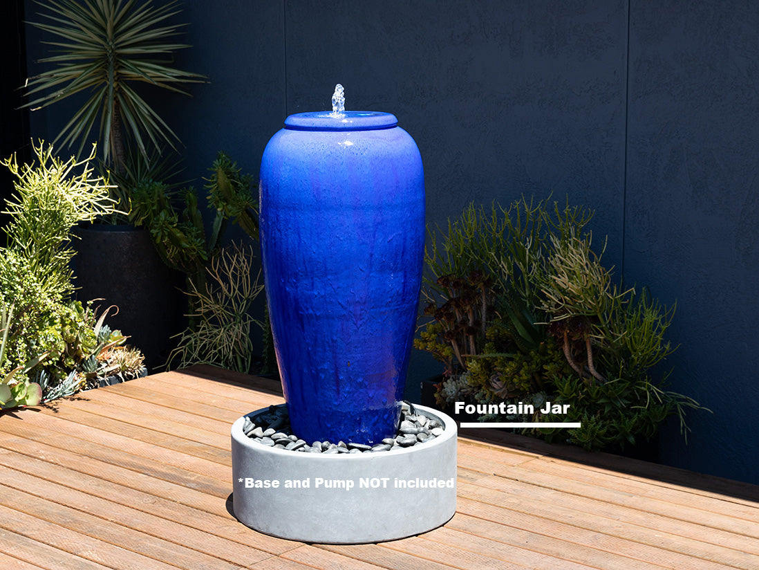 Tall Jar Fountain By Plantatorem