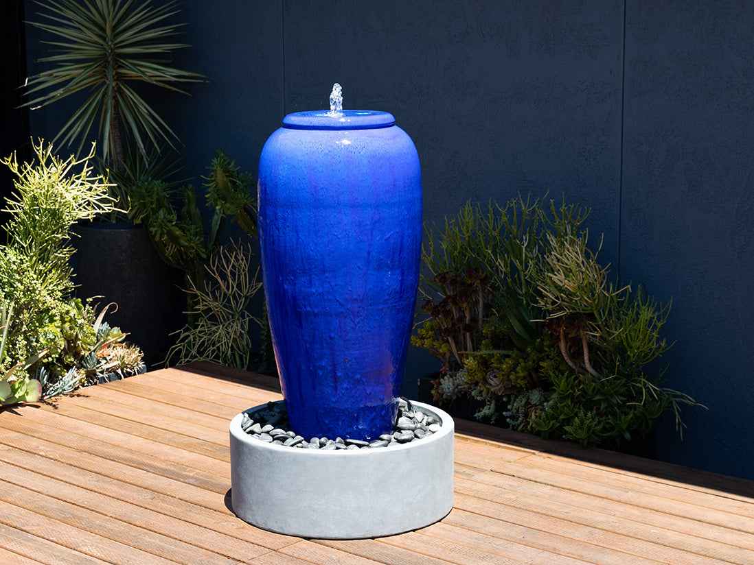 Tall Jar Fountain By Plantatorem