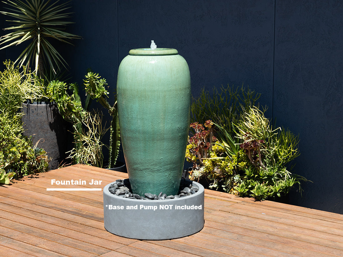 Tall Jar Fountain By Plantatorem