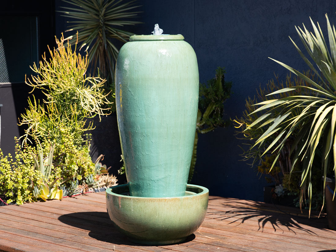 Tall Jar Fountain By Plantatorem