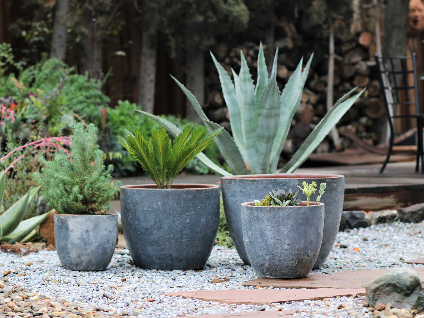 Rimless Parco Planter - Set of 4 By Plantatorem