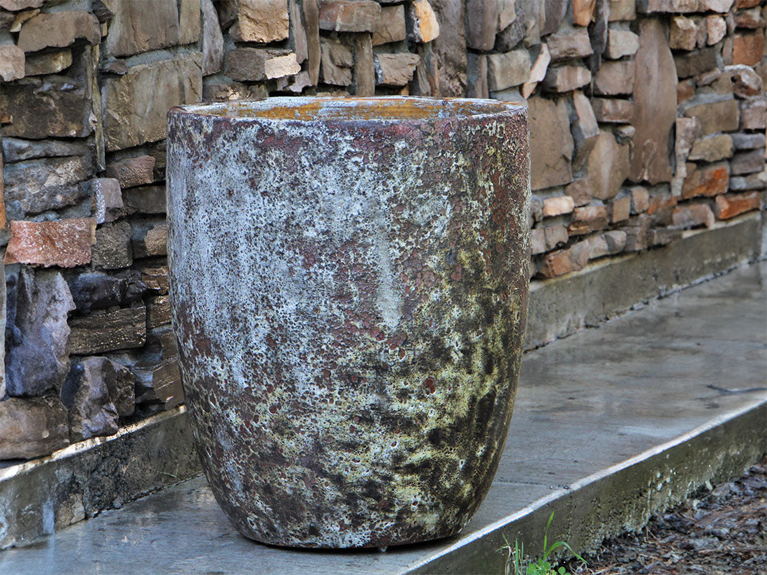 Milano Tall Barrel Planter - Set of 4 By Plantatorem