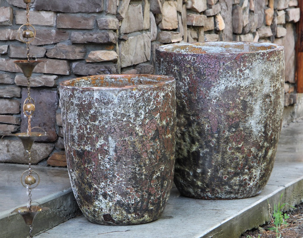 Milano Tall Barrel Planter - Set of 4 By Plantatorem