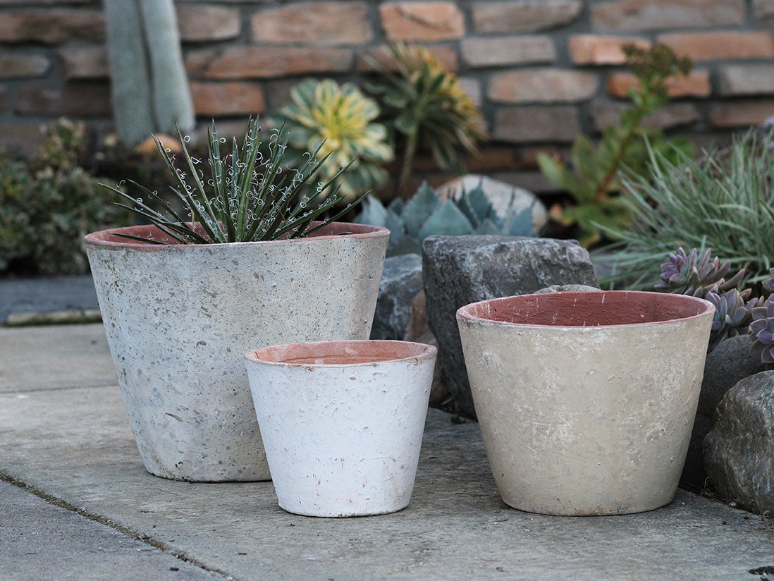 Hand Thrown Planter- Set of 3 By Plantatorem