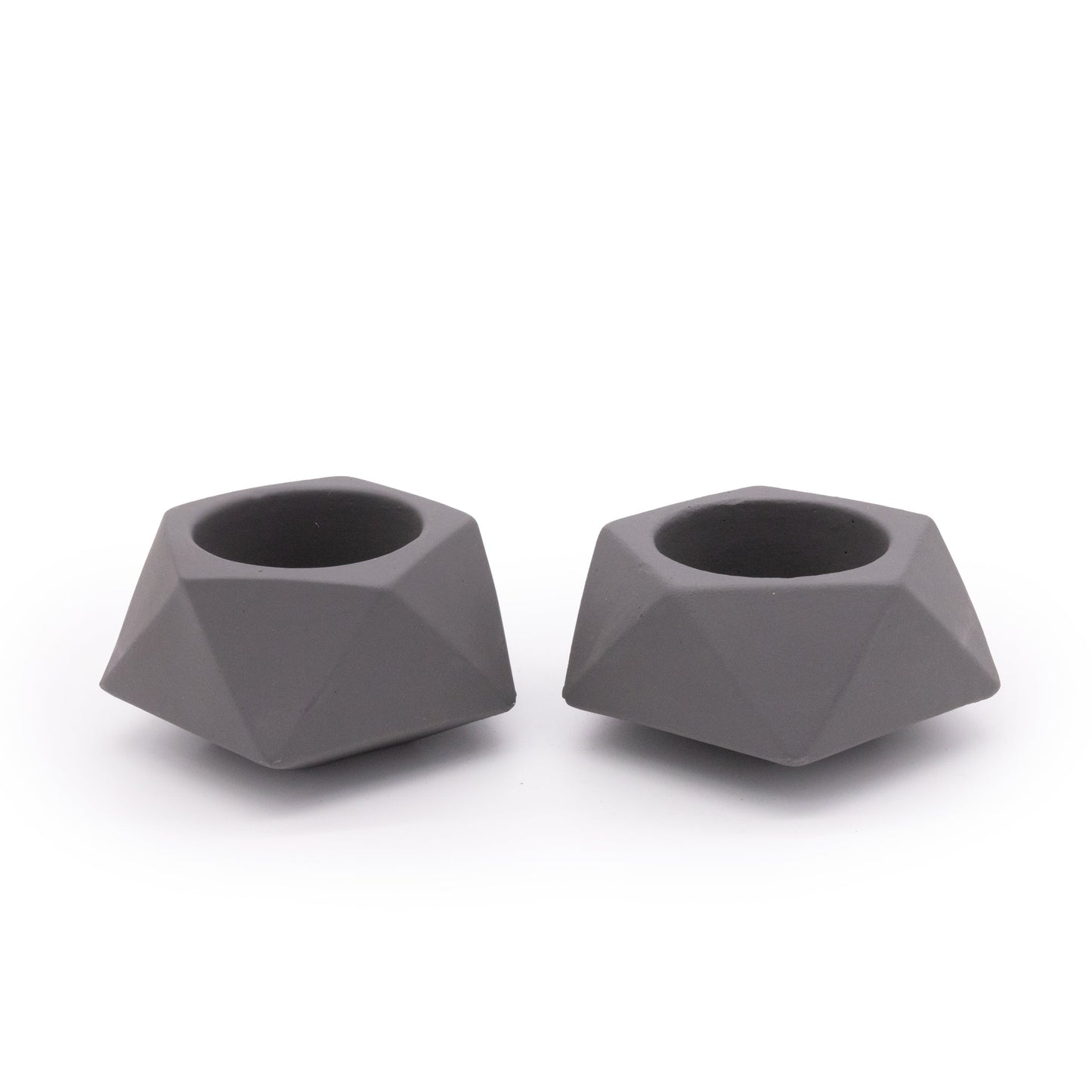 Concrete Mini Tilt Tabletop Planters (Set of 2)