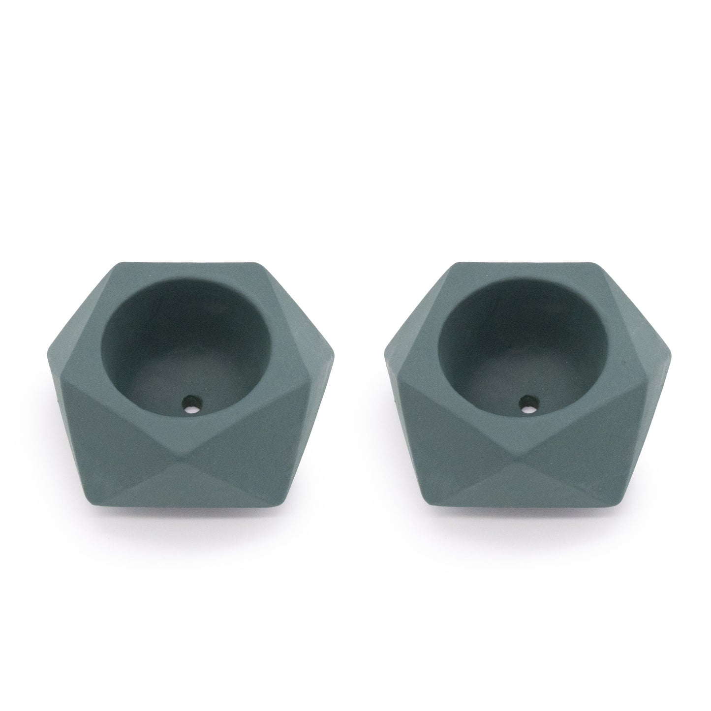 Concrete Mini Tilt Tabletop Planters (Set of 2)