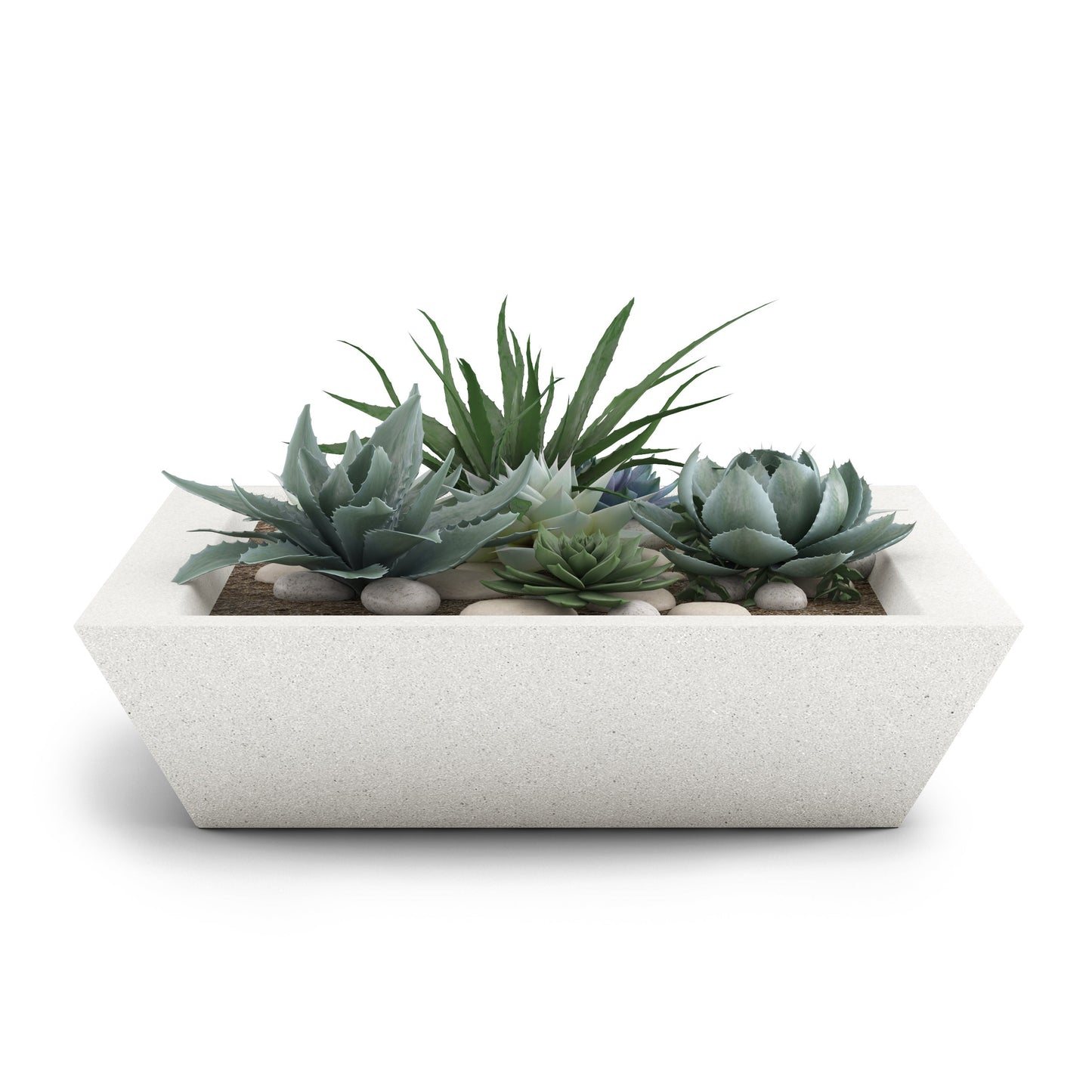 Newport Large Outdoor Shallow Planter
