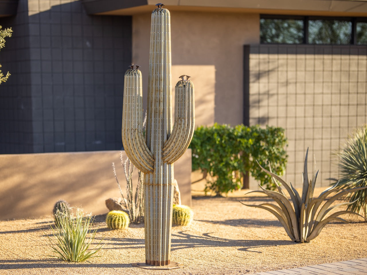 Metal Saguaro Cactus
