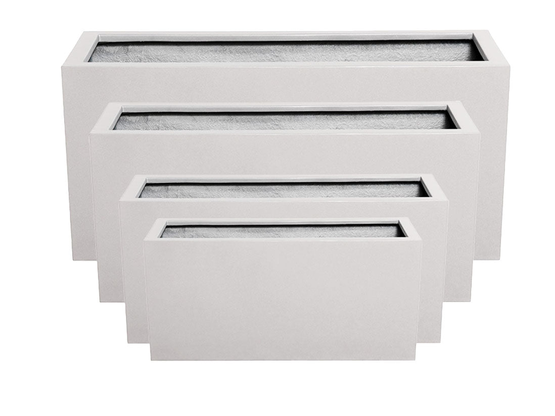 Rectangular Box Planter (Set of 4) By Plantatorem