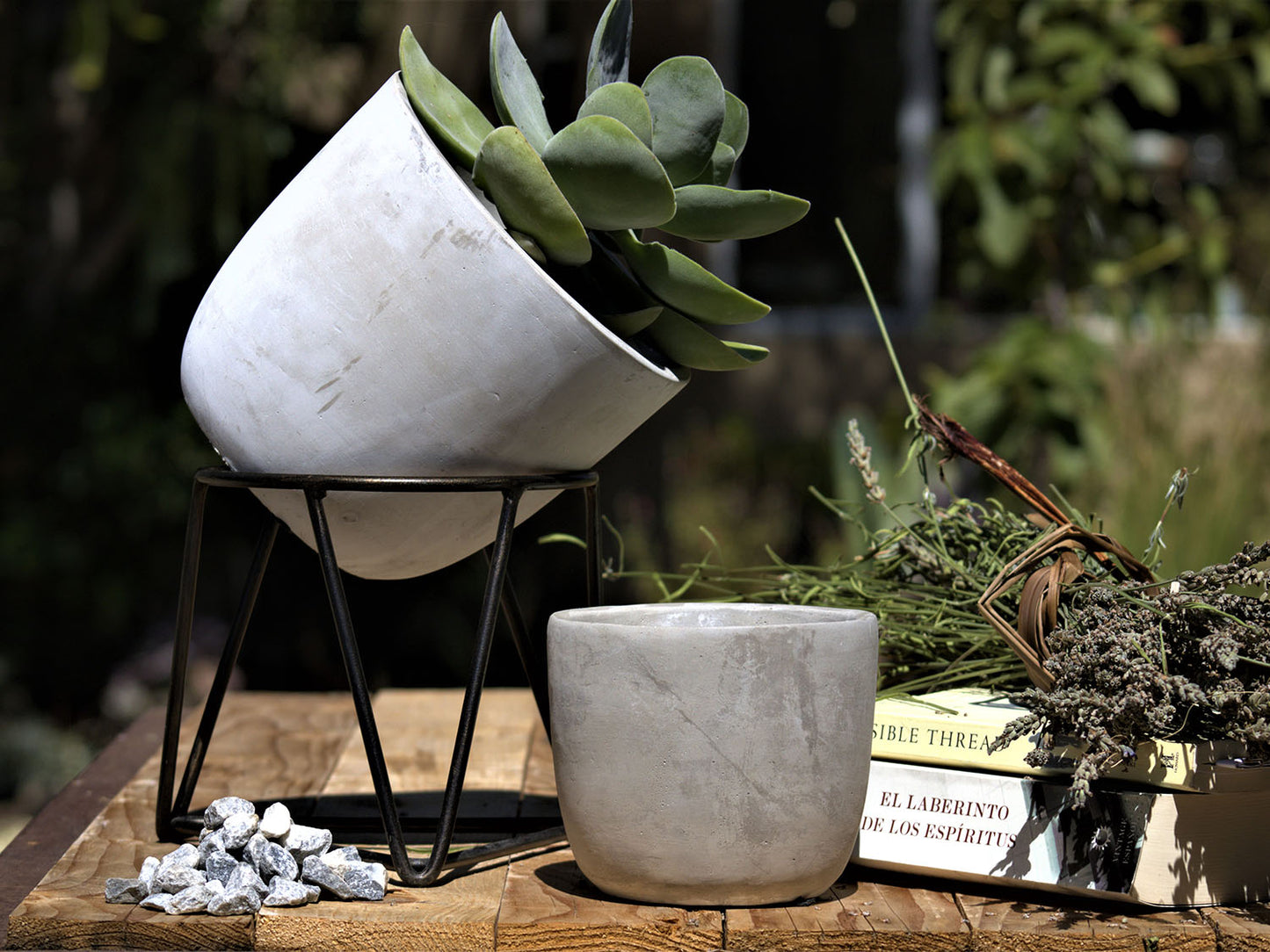 Bell Curve Concrete Planter By Plantatorem