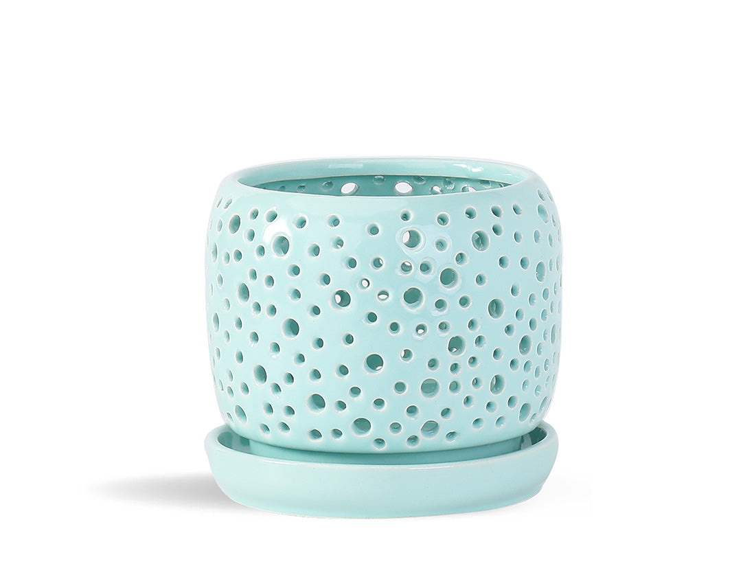 Rain Drop Orchid Planter-Pastel By Plantatorem