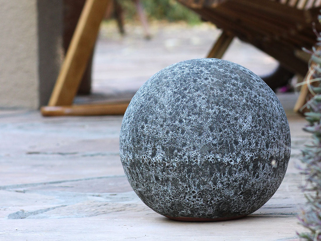 Outdoor Decorative Sphere Vintage 16" By Plantatorem