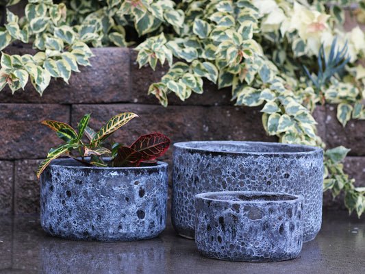 Redondo Low Mid Planter- Set of 3 By Plantatorem