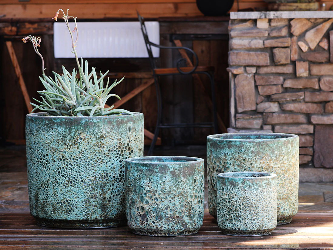 Redondo Planter Mid - Set of 4 By Plantatorem