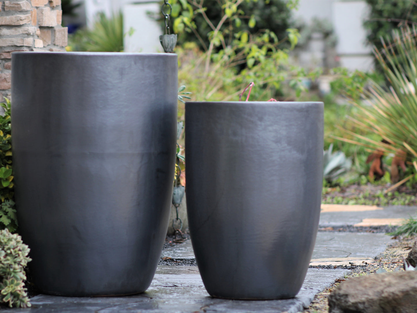 Tall Barrel Planters - Set of 2 By Plantatorem