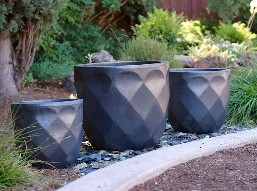 Diamond Planter - Set of 3 By Plantatorem