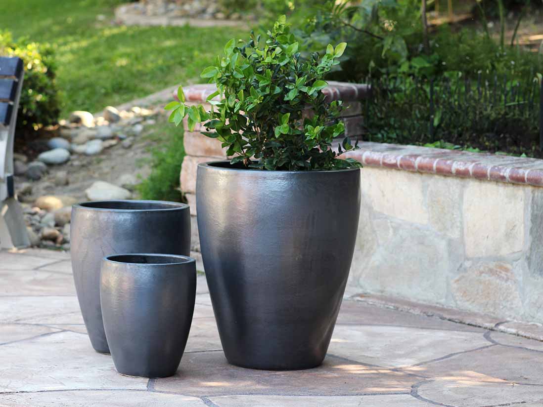 Catalina Pots - Set of 3 By Plantatorem