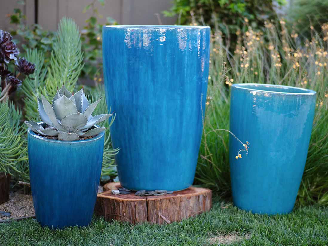 Slim Extra Large Planter - Set of 3 By Plantatorem