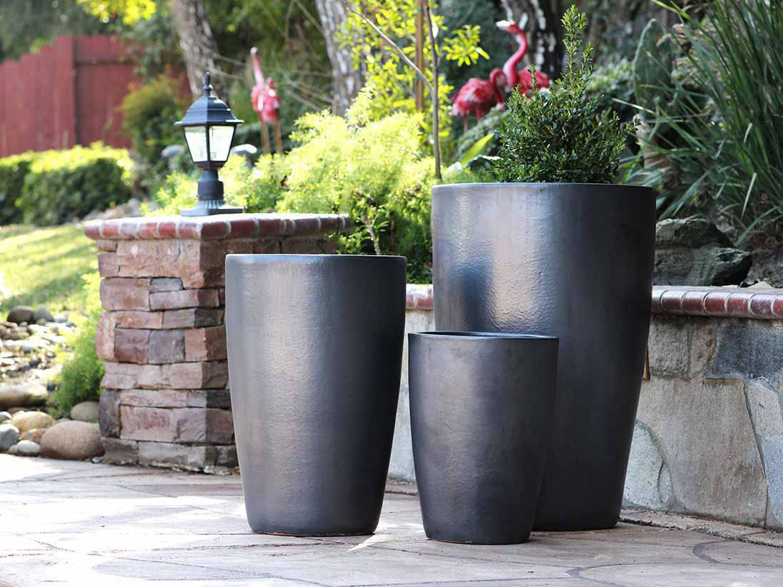 Slim Extra Large Planter - Set of 3 By Plantatorem