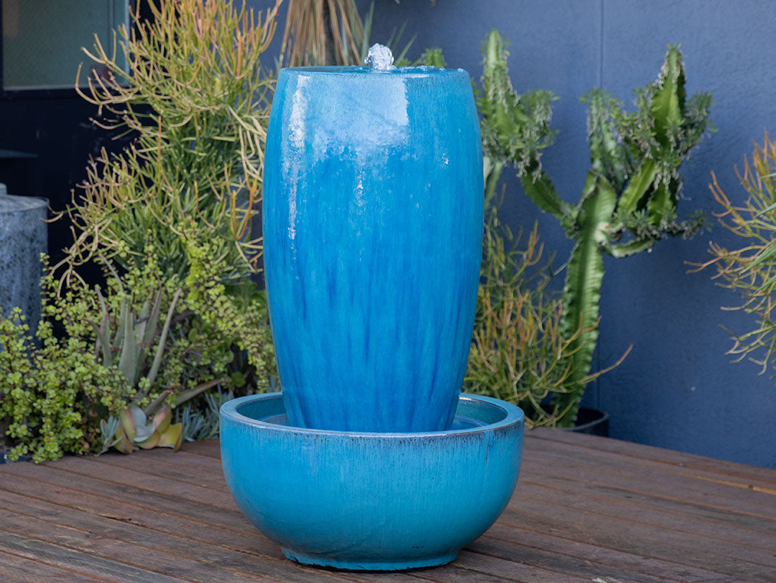Drum Shape Fountain By Plantatorem