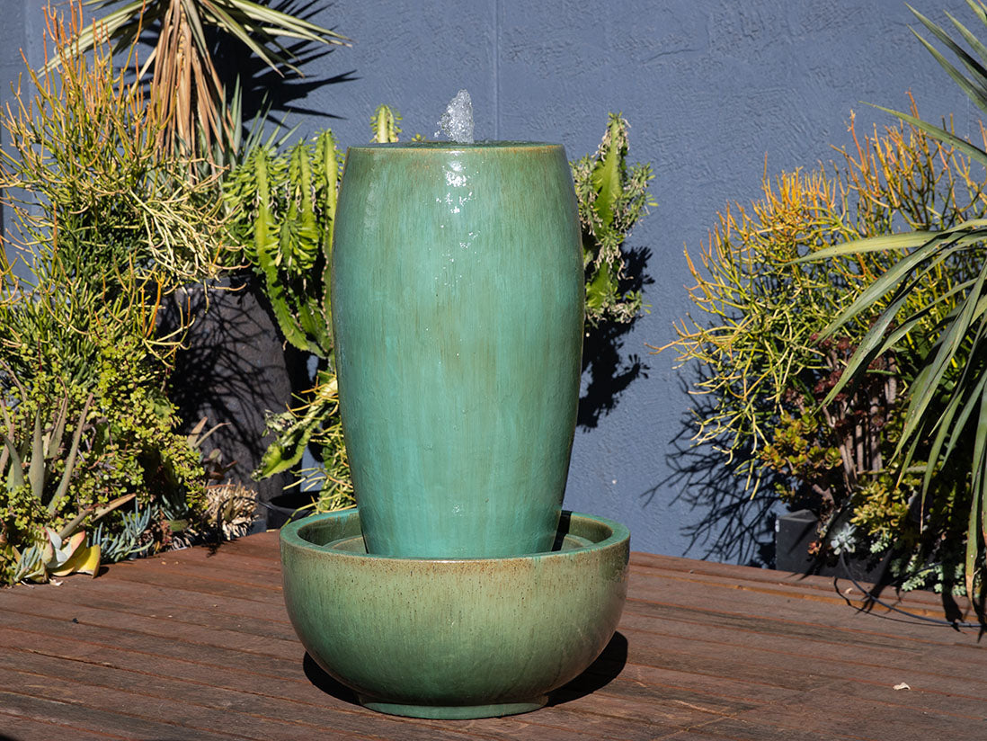 Drum Shape Fountain By Plantatorem