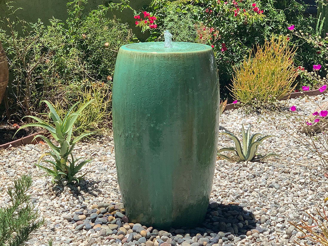 Drum Shape Fountain By Plantatorem
