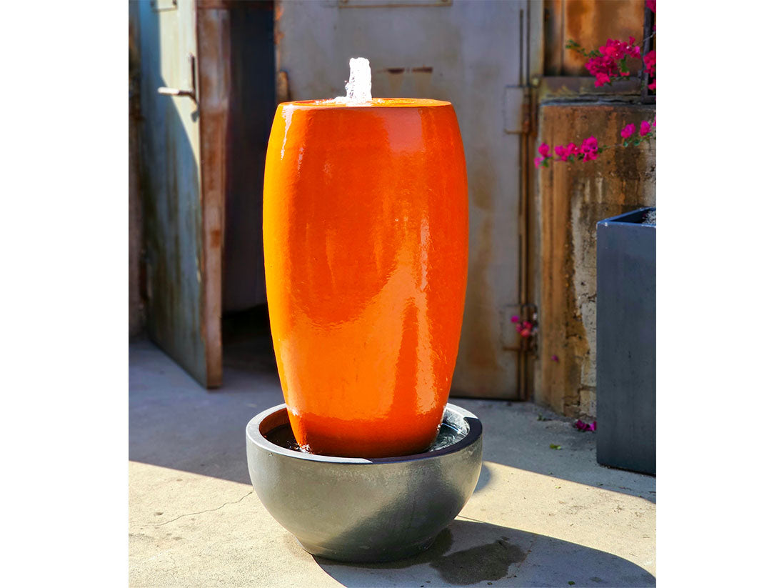 Drum Shape Fountain By Plantatorem